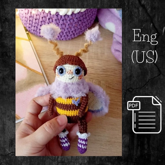 Crochet Bumblebee Amigurumi Plush PDF Pattern DIY Tutorial