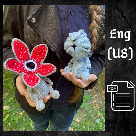 Crochet Demogorgon Amigurumi Plush Toy PDF Pattern for Halloween