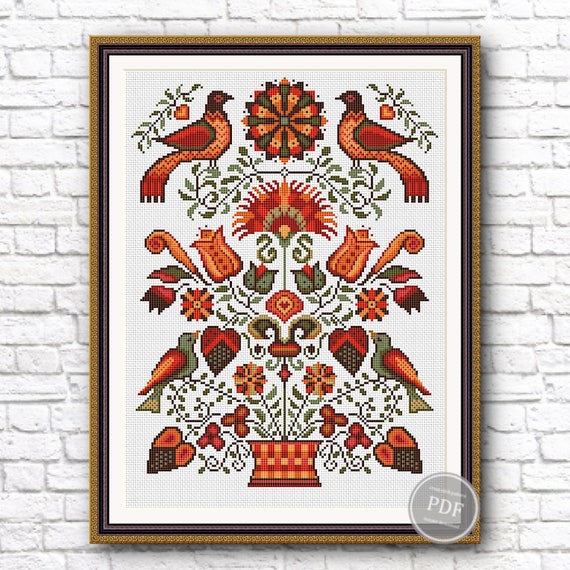 8.54 USDPlease note this is a PDF scheme only.No fabric, floss, or other materials are included in the listing.It is a digital pattern PDF format and will be available to download when the payment will be received.TEMPLATE INFO: DMC Colors: 11Single piece size: 137 x 183 stitches● Fabric: Aida 14Design area: 25 x 33.2 cm● Fabric: Aida 16Design area: 22 x 29 cm● Fabric: Aida 18Design area: 19.5 x 26 cm● Fabric: Aida 22Project area: 16 x 21.2cm ******3 FILES AVAILABLE FOR DOWNLOAD PRINT VERSIONprint in A4 format- version with colored blocks and symbols- version with black and white blocks and symbol.This is a printed version with diagrams divided into sections. Printing on A4 paper is possible;TABLET VERSION- version with colored blocks and symbols- version with black and white blocks and symbol.This is a screen-friendly (phone and tablet) version with a solid layout. You can enlarge it for a better view.Compatible with Pattern Keeper for phone and tablet. ******Each PDF file includes:Title page with main image;Thread color chart showing colors, keys, thread length, etc.;Scheme.In order to open these files you will need Adobe Reader, which can be downloaded here for free: www.adobe.com/products/reader Downloading instructions can be found here:https://www.etsy.com/help/article/3949?ref=help_search_resultI don't accept returns, exchanges, or cancellations.But please contact me if you have any problems with your order.Dear customers, I would appreciate your feedback. They are very helpful at work.Thank you and Happy Stitching!