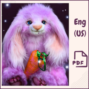 31.10 USD❗️ Sewing templates in PDF format❗️ You will make a beautiful toy yourself❗️ No instructions❗️ No toy❗️ No refund or exchangeIts dimensions are 15 inches (38 cm) in full height and about 9.5 inches (24 cm) in a sitting position.The paws and the head have classic connections (discs and cotter pin).Glass eyes.The pads of the paws are made of artificial suede.The difficulty level is average.The document contains only a template with labels that will help to sew the parts correctly. It does not contain instructions for sewing toys. Just a template. The document contains only template drawings, not step-by-step instructions.PLEASE note that this is a PDF template and you must open the file using ADOBE ACROBAT READER latest version.Print it out on A4 paper. The pattern is given on a scale of 1:1 without allowances. Please leave a seam allowance of 5 mm for all details of the pattern.I wish you a pleasant work with my drawing and I will be glad to see your result. I would be grateful if you leave your feedback :)I don't mind if you sell bears made according to my patterns, but I would appreciate it if you point out my authorship. Please note that this material is not intended for distribution, resale, copying or publication. Thank you for your cooperation.Thank you for visiting my store, and enjoy your creativity!