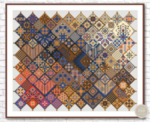 8.84 USDCross Stitch Sampler PDF Geometric Arabic Squares Patchwork Pattern, Folk Art Tapestry Style, Digital Download for Home DecorBring the warmth of traditional folk art into your home with this geometric Arabic cross stitch sampler. Inspired by tapestry patterns and ethnic motifs, this design is perfect for experienced stitchers looking to create a bold statement piece.Please note this is a PDF scheme only.No fabric, floss, or other materials are included in the listing.It is a digital pattern PDF format and will be available to download when the payment will be received. DMC colors: 12mesh size: 308x 248 stitches● fabric: Aida 14 ● design area: 22 2/5 x 18 inches or 56 x 45 cm● fabric: Aida 16 ● design area: 19 3/5 x 15 3/4 inches or 49 x 39,4 cm● fabric: Aida 18● design area: 17 2/5 x 12 4/5 inches or 43,5 x 35 cm● fabric: Aida 22● design area: 14 1/4 x 11 1/2 inches or 35,6 x 28,6 cm3 FILES AVAILABLE FOR DOWNLOAD:2 FILES PRINT VERSIONprinting on A4 format- version with black and white characters - version with colored blocks and symbols This is a printable version with diagrams divided into sections. Printing on A4 paper is possible;1 FILE TABLET VERSION- version with black and white characters- version with colored blocks and symbolsThis is a screen-friendly (phone and tablet) version with a solid layout. You can enlarge it for a better view.Compatible with PatternKeeper for phone and tablet.Each PDF file includes:Title page with main image;Thread color chart showing colors, keys, thread length, etc.;Scheme.In order to open these files you will need Adobe Reader, which can be downloaded here for free: www.adobe.com/products/reader Downloading instructions can be found here:https://www.etsy.com/help/article/3949?ref=help_search_resultI don't accept returns, exchanges, or cancellations.But please contact me if you have any problems with your order.Dear customers, I would appreciate your feedback. They are very helpful at work.Thank you and Happy Stitching!