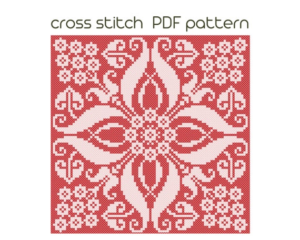 5.00 USDCross stitching is a great and easy choice for embroidery. It can be a beautiful home decor or as a gift for someone you love.PATTERN INFORMATION:Stitches: 91 x 91Palette: DMCColors: 2Fabric: Aida 14 (or you can use it with any Aida grade you want). Size: 6,5 inch x 6,5 inch ( 16,5 x 16,5cm)PDF includes:- main picture for your reference - color legend with DMC thread colors- pattern in color symbols scheme on several pages- pattern in black and white symbols scheme on several pages*** Please note that this listing is for a digital pattern download only, not a finished physical product. Colors may look different on different monitors.Your files will be available to download immediately after the payment confirmation. For more details, please visit the page https://help.etsy.com/hc/en-us/articles/115013328108 REFUNDS:Due to the digital nature of this product, there are no refunds, returns, or exchanges. But I strive to make all my customers happy and satisfied! Dear customers, I would appreciate your feedback. They are very helpful at work.If you have any questions, please feel free to contact me.Thank you for visiting my shop and Happy Stitching!