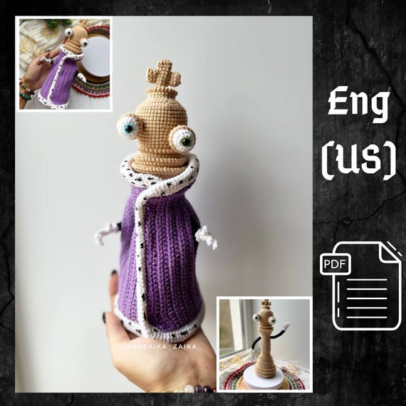 Crochet Monster Amigurumi Doll PDF Pattern DIY Tutorial