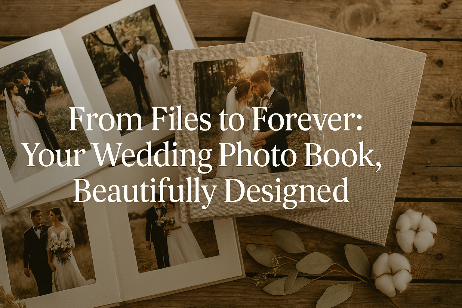 📖From Files to Forever: Your Wedding Photo Book, Beautifully Designed