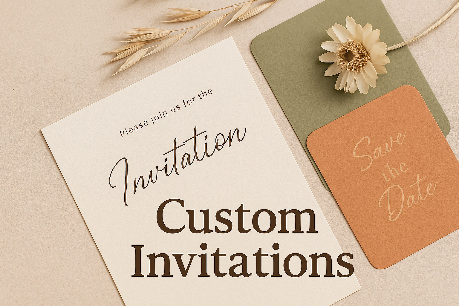 🎉 Custom Invitations That Make the Moment Feel Real