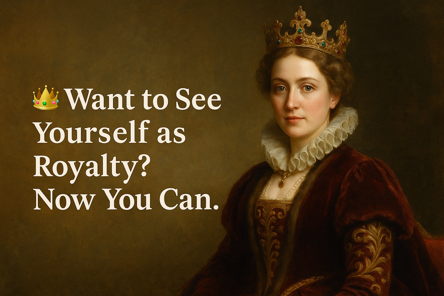 👑 Ever Wondered What You’d Look Like as a Royal?