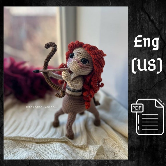 Crochet Sagittarius Centaur Amigurumi Doll PDF Pattern