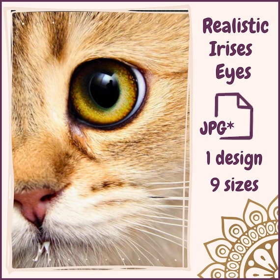 Printable Realistic Cat And Doll Eyes For Crafts