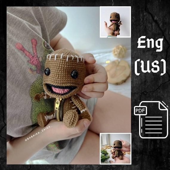 Crochet Sackboy Doll PDF Pattern For Crafty Slow-Living Fun