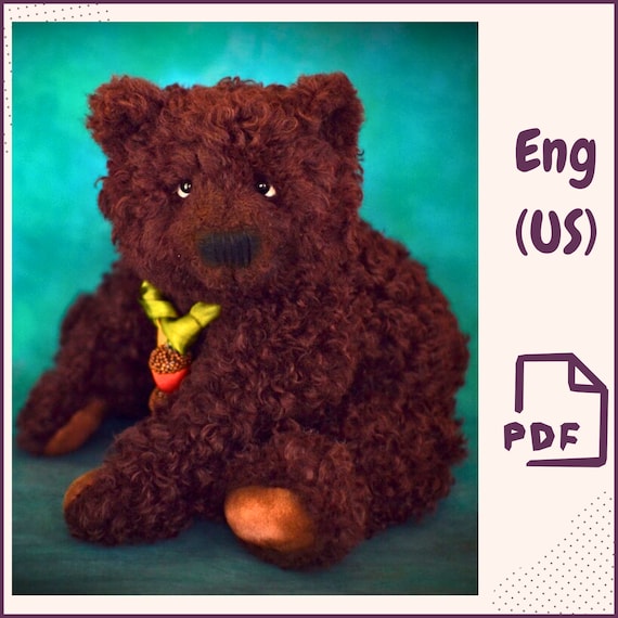 DIY Teddy Bear Sewing Pattern PDF Download