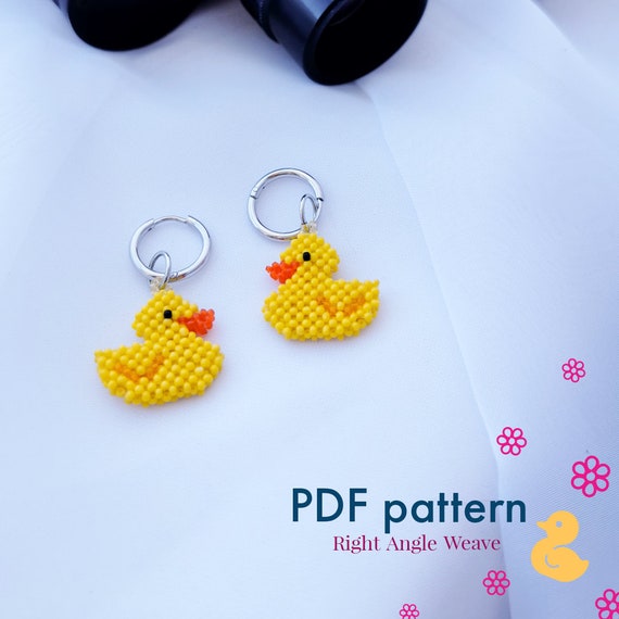 Create a RAW Seed Bead Duck Pendant DIY Tutorial