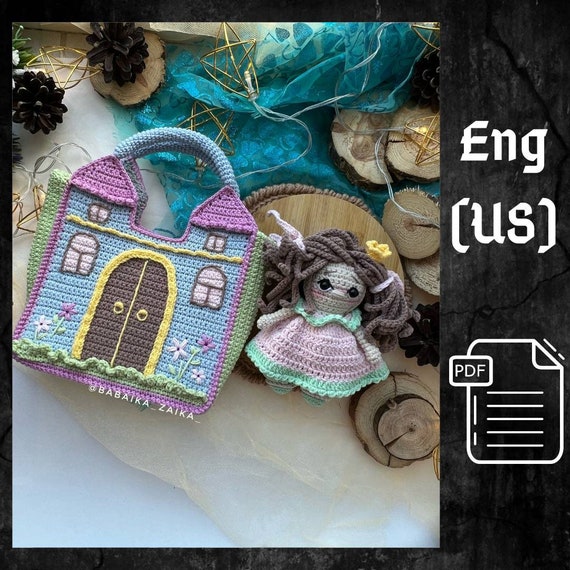 Learn to Crochet a Princess Castle Doll PDF Pattern