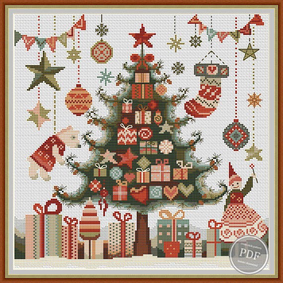 8.64 USDPlease note this is a PDF scheme only.No fabric, floss, or other materials are included in the listing.It is a digital pattern PDF format and will be available to download when the payment will be received.Pattern specification for different types of fabric A canvas color suitable for work is white, grey, natural (cream). You can buy the canvas on Etsy. To do this, follow the link: https://www.etsy.com/shop/MyVintageNeedleArts?ref=shop-header-name&listing_id=1083051609&from_page=listing To the size of the canvas you need to add 5-7 cm on each side of the work for hemming and framing the work.DMC colors: 15Blend: 4Size of one element: 160 x 160 stitches ● Fabric: Aida 14: 29 x 29 Cm 11.5 x 11.5 inches ● Fabric: Aida 16: 25.4 x 25.4 Cm 10 x 10 inches● Fabric: Aida 18: 22.6 х 22.6 Cm 8.9 x 8.9 inches FILES PRINT - TABLET VERSION- version with colored blocks and symbols- version with black and white blocks and symbol.This is a printed version with diagrams divided into sections. Printing on A4 paper is possible;This is a screen-friendly (phone and tablet) version with a solid layout. You can enlarge it for a better view. ******Each PDF file includes:Title page with main image;Thread color chart showing colors, keys, thread length, etc.Scheme.In order to open these files you will need Adobe Reader, which can be downloaded here for free: www.adobe.com/products/reader Downloading instructions can be found here:https://www.etsy.com/help/article/3949?ref=help_search_resultI don't accept returns, exchanges, or cancellations.But please contact me if you have any problems with your order.Dear customers, I would appreciate your feedback. They are very helpful at work.