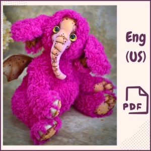 43.50 USDStuffed animal Mammoth toy sewing patternPLEASE NOTE THAT THIS IS A DIGITAL DOWNLOAD PRODUCT. NO PHYSICAL GOODS WILL BE SHIPPED.What you get:1. Sewing pattern in PDF format2. Brief instructions for stitching parts.!!!There are no instructions for the assembly and design of the toy.3. The design of the toy is the author's style and your toy will be uniqueINSTANT DOWNLOAD* This is a digital file, we do not ship a physical item with this purchase*Details:*For experienced sewers !!! If you want to achieve such a result as in the photo, you must have experience in the design of such toys.*For beginners - You can sew such a toy, but the design will not be the same as in the photo. But rather like a child's toy.*Language: English only* Recommended fabrics: Faux Fur* The size of the finished toy according to this template is 53 cm / 22 inches* You can print it on your home printer.All necessary materials and tools are specified in the instructions attached to this template.PLEASE NOTE THAT THIS IS A DIGITAL DOWNLOAD PRODUCT. NO PHYSICAL GOODS WILL BE SHIPPED.Thank you for visiting my store, and enjoy your creativity!
