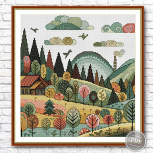 9.34 USDPlease note this is a PDF scheme only.No fabric, floss, or other materials are included in the listing.It is a digital pattern in PDF format and will be available to download when the payment is received.Capture the beauty of autumn with this forest village cross-stitch pattern. Featuring cozy houses, colorful trees, and rolling hills, this design is perfect for seasonal home decor, thoughtful handmade gifts, or creative DIY projects.🧵 Product DetailsStyle: Autumn, Forest, Village, Seasonal DecorColors: 19 DMC shadesBlends: 6Stitch Count: 160 x 170 stitchesFinished Sizes:Aida 14: 30 x 32 cmAida 16: 26 x 28 cmAida 18: 23 x 25 cm🎨 Canvas Color Recommendation: White, gray-pink, light gray, or natural (cream) canvas will enhance the rich autumn palette.Where to Buy Canvas: Get high-quality canvas on Etsy:https://www.etsy.com/shop/MyVintageNeedleArts?ref=shop-header-name&listing_id=1083051609&from_page=listing💡 Tip: Add 5-7 cm to each side of the canvas for framing and hemming.📂 What’s Included in the PDF Download:Print Version (for A4 printing)Black and white charactersColored blocks with symbolsBlack and white without backstitchColored blocks with symbols without backstitchTablet VersionColored blocks with symbolsColored blocks with symbols without backstitchThis is a screen-friendly version with a solid layout, compatible with PatternKeeper for phone and tablet. Printing on A4 paper is also possible.Each file includes:Title page with main imageThread color chart with symbols and lengthsDetailed scheme divided into sections💾 How to Download Your FilesOnce payment is confirmed, you will receive an instant download link.Go to: Your Account → Purchases and Reviews → Download Files.Guest checkout? You'll receive a download link via email.For more details, check: https://www.etsy.com/help/article/3949?ref=help_search_result🖥️ How to Open FilesYou’ll need Adobe Reader, available for free at: https://www.adobe.com/products/reader💬 Need Assistance?Please contact me with any questions regarding your order. I'm always happy to help!⭐ Feedback Appreciated!Your feedback helps me grow and improve. Thank you for your support!🔄 Return PolicyDue to the digital nature of the product, I don't accept returns, exchanges, or cancellations.Thank you and Happy Stitching!