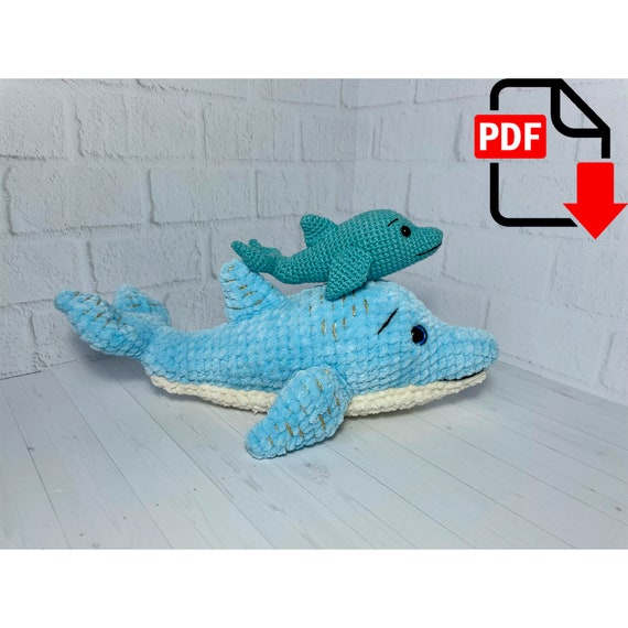 Dolphin Crochet Pattern Sea Animals By ThreadTutorial