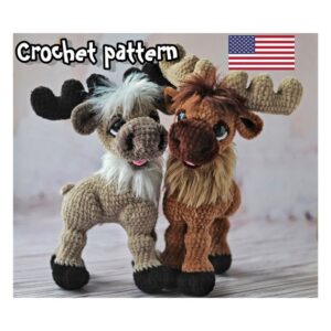 12.95 USDThis PDF crochet pattern consists of: -27 pages of detailed step-by-step instructions for making this toy; -over 45 colorful close-up photos; -13 links to videos with visual explanations (you just need to click on the text highlighted in blue and your browser will redirect you to the video)Here you can find more patterns in a similar style:https://www.etsy.com/shop/ThreadTutorial?ref=seller-platform-mcnav&section_id=39135406PATTERN AVAILABLE IN ENGLISH ONLY.PLEASE NOTE: THIS PURCHASE IS ONLY FOR A DIGITAL CROCHET PATTERN, NOT THE FINISHED TOY. MATERIALS NOT INCLUDED.! Instant digital download - ready to download once payment is confirmed.You will see the download link in details of your order.Final size of the toy with the recommended materials and tools 9.8in (25 cm).You can use your favorite materials and tools, but final size of the toy may differ.Please note that each master has his own style and density of crochet. The size of the finished toy may vary from the size indicated in the template.Crochet pattern in USA conditions.Skill level: intermediate.Pattern Crochet pattern does not contain crochet lessons. You must have toy crocheting skills.Recommended materials and tools:1.Himalaya Dolphin baby 100gr/120m(80337) – 1 skein of main color(80311) – some black yarn for the hooves(80336) – some dark-brown yarn for the muzzle(80317) – some yarn for the horns2.Yarn lanosso Single (995 and 924) – for the bangs and the chest3.Size 3.5mm crochet hook - main4.Safety eyes d. 20 mm5.Any polyfill stuffing6.Sewing needle, stitch markers, scissors, sewing threads, some hard cardboard or plastic material for the soles.Pattern Notes:This pattern is my own original design. Copy, distribution, resale, sharing of this pattern or any its parts is STRICTLY FORBIDDEN! This pattern is for personal use only! Please respect my work.You may sell the finished product.This pattern does not contain crochet lessons.I don't accept returns, exchanges, or cancellations. But please contact me if you have any problems with your order