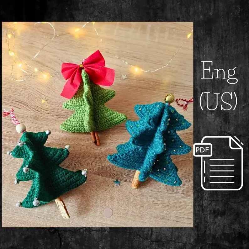 3D Christmas Tree with Cinnamon Stick