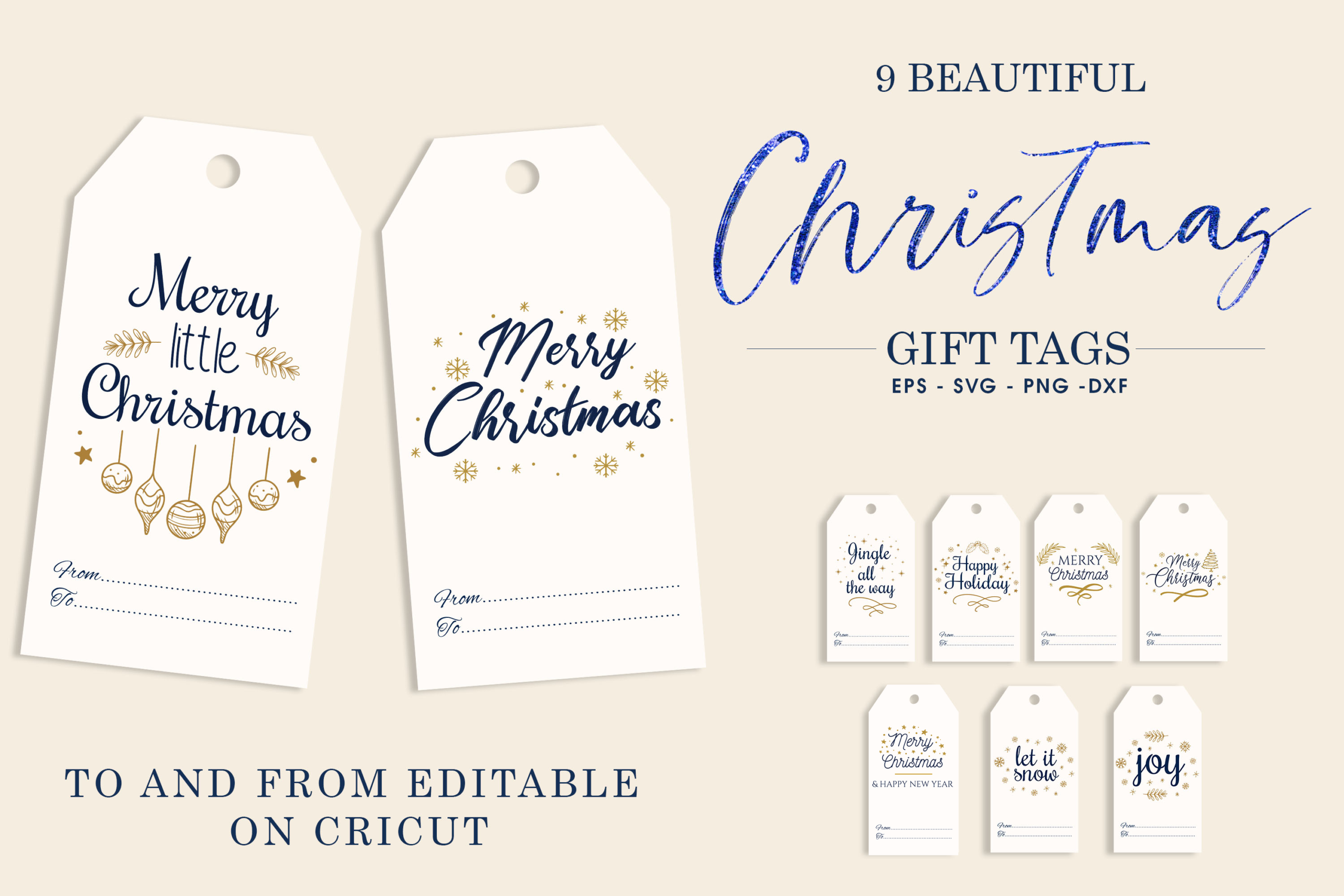 Christmas Sayings Tags That Add the Right Little Message — official Creative Fabrica product preview
