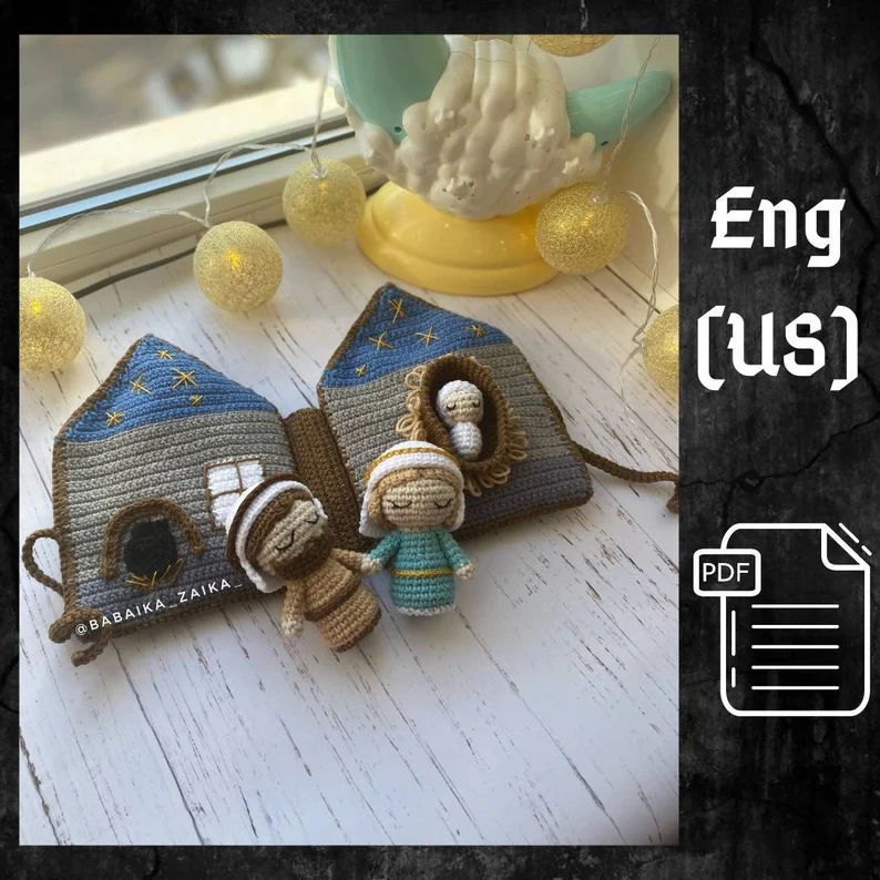Crochet Nativity Book